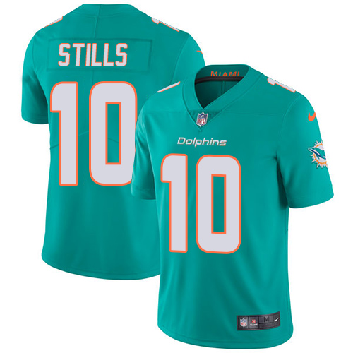 Nike Miami Dolphins #10 Kenny Stills Aqua Green Team Color Youth Stitched NFL Vapor Untouchable Limited Jersey->youth nfl jersey->Youth Jersey